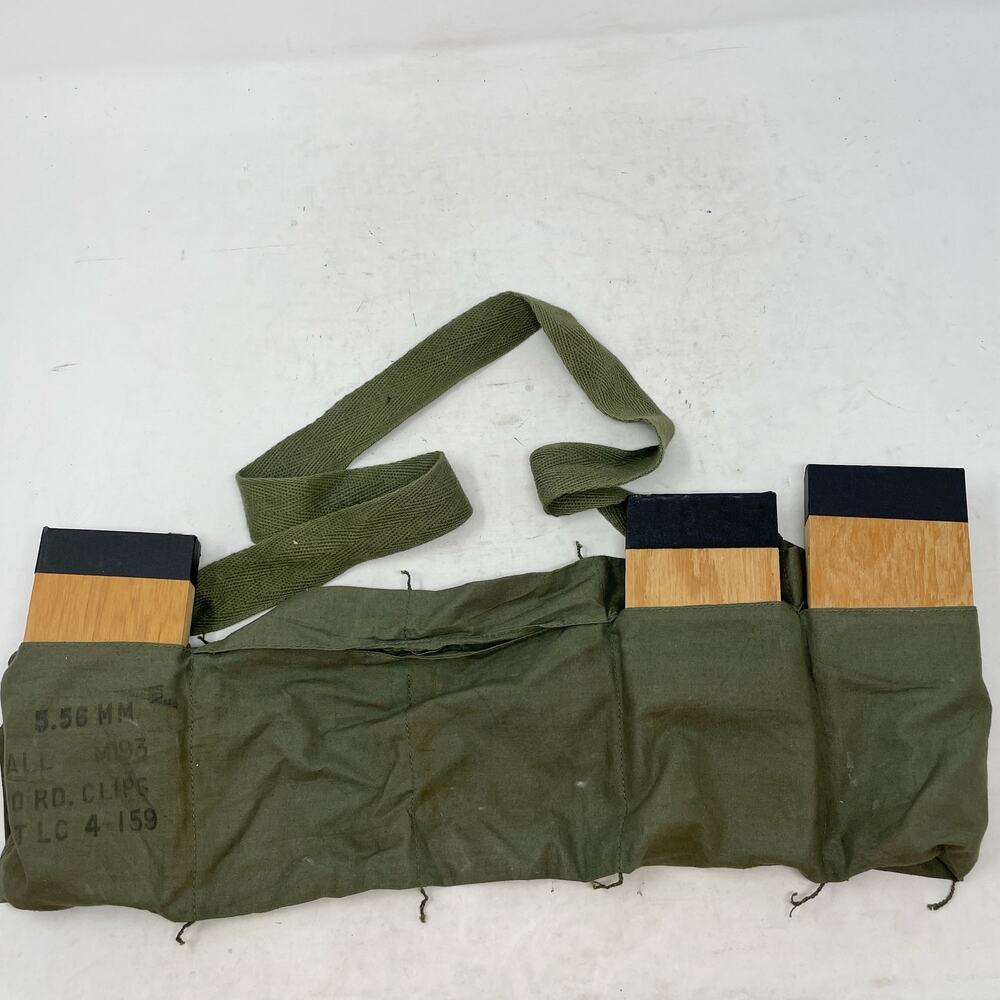 Vintage US Military Bandolier 5.56mm Ball M193 Lightweight